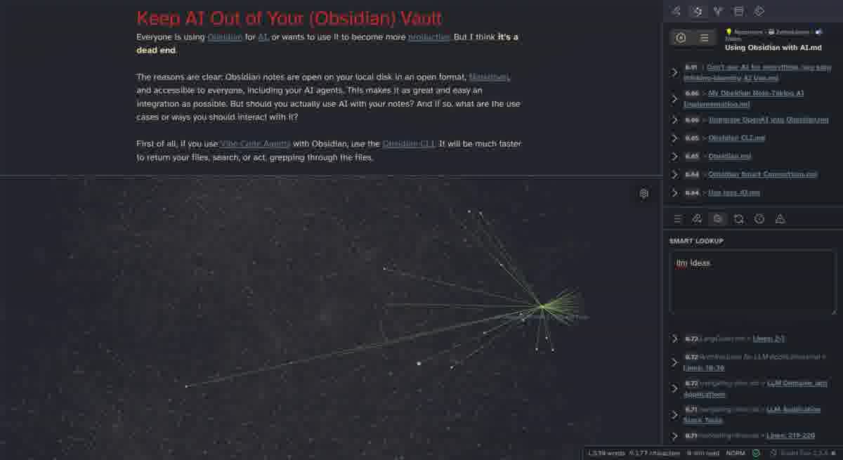 把 AI 赶出你的 Obsidian 笔记库