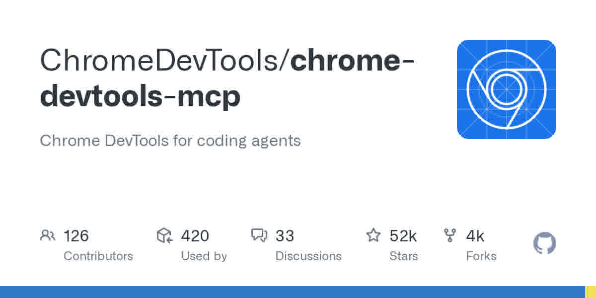 Chrome DevTools MCP:让 AI 编程助手直接操控浏览器做调试
