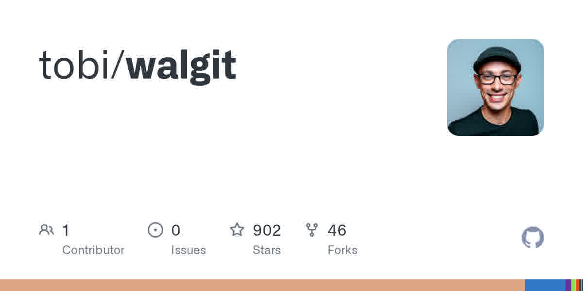 walgit:把 Git 仓库直接塞进对象存储的服务器,单二进制搞定,仓库比机器还大也能跑
