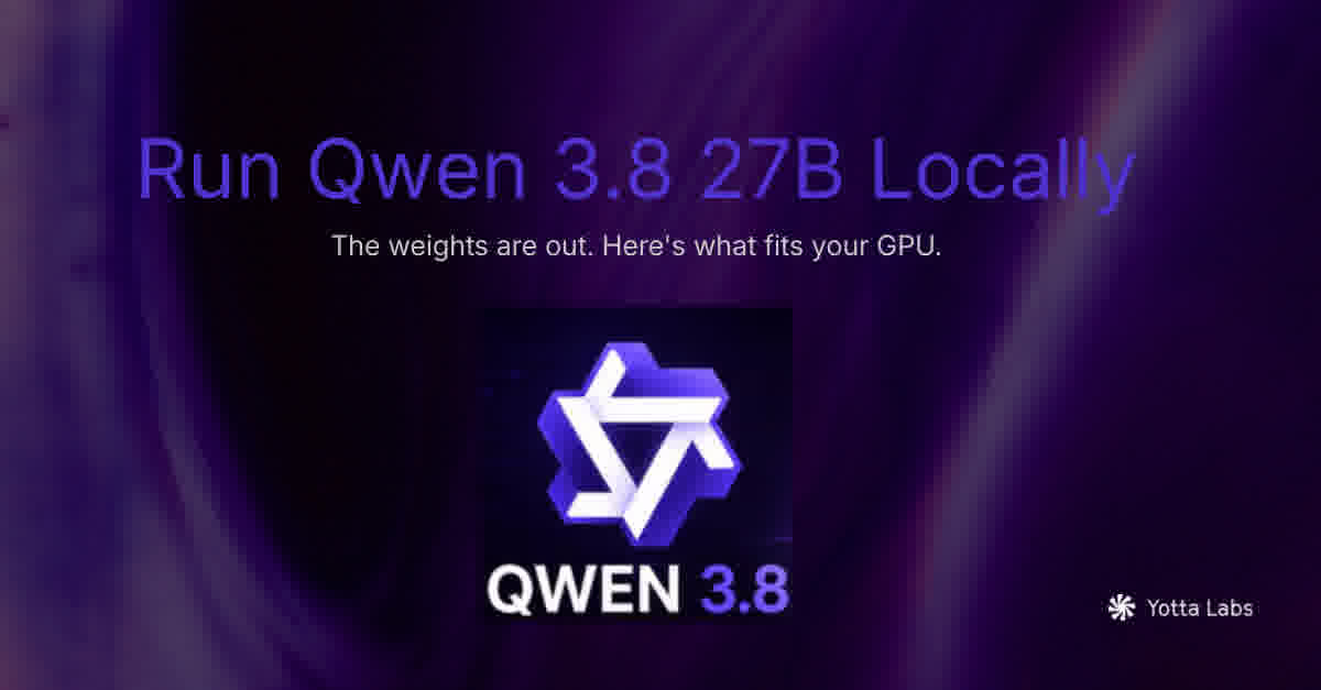 Qwen3.8-27B 本地部署实操:从 GGUF 到 vLLM,一块 24GB 显卡就能跑